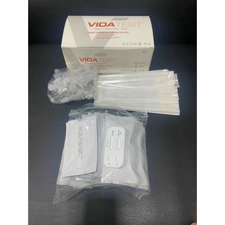 SHIP HỎA TỐC TEST CÚM AB VIDATEST 1 TEST LẺ VIDA TEST Test tổng hợp cúm AB và cov