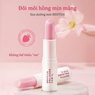Son dưỡng môi chiết xuất đào dưỡng ẩm chăm sóc phục hồi môi 4g Làm hồng môi dưỡng môi khử thâm môi làm hồng môi dưỡng ẩm
