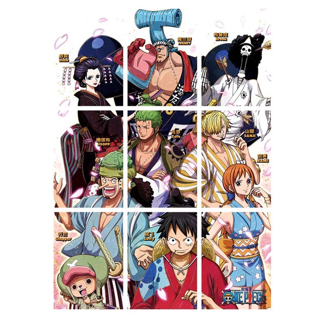 Pack ảnh thẻ ONE PIECE ĐẢO HẢI TẶC GEAR 5 set nhân phẩm card gacha anime chibi quà tặng
