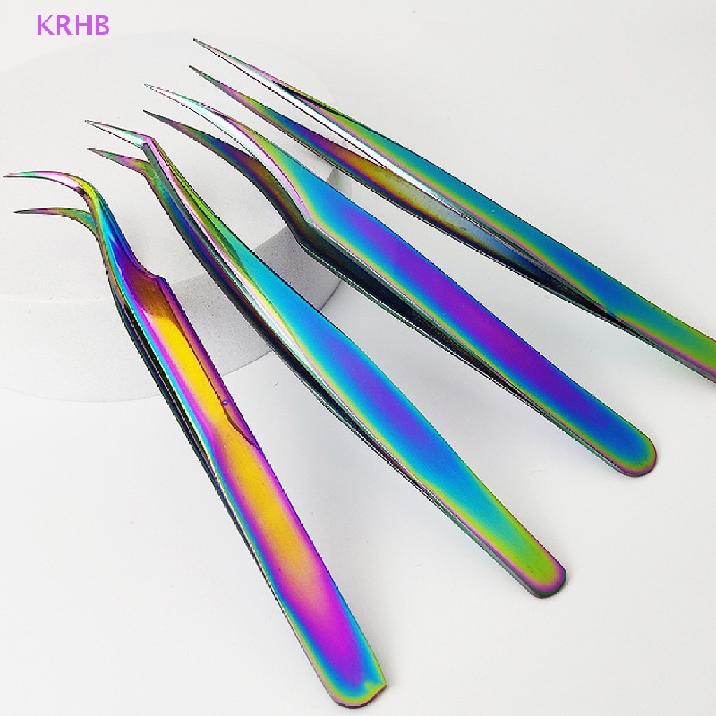 Nhíp Uốn Cong Làm Dài Lông Mi Bằng Thép Không Gỉ Mới