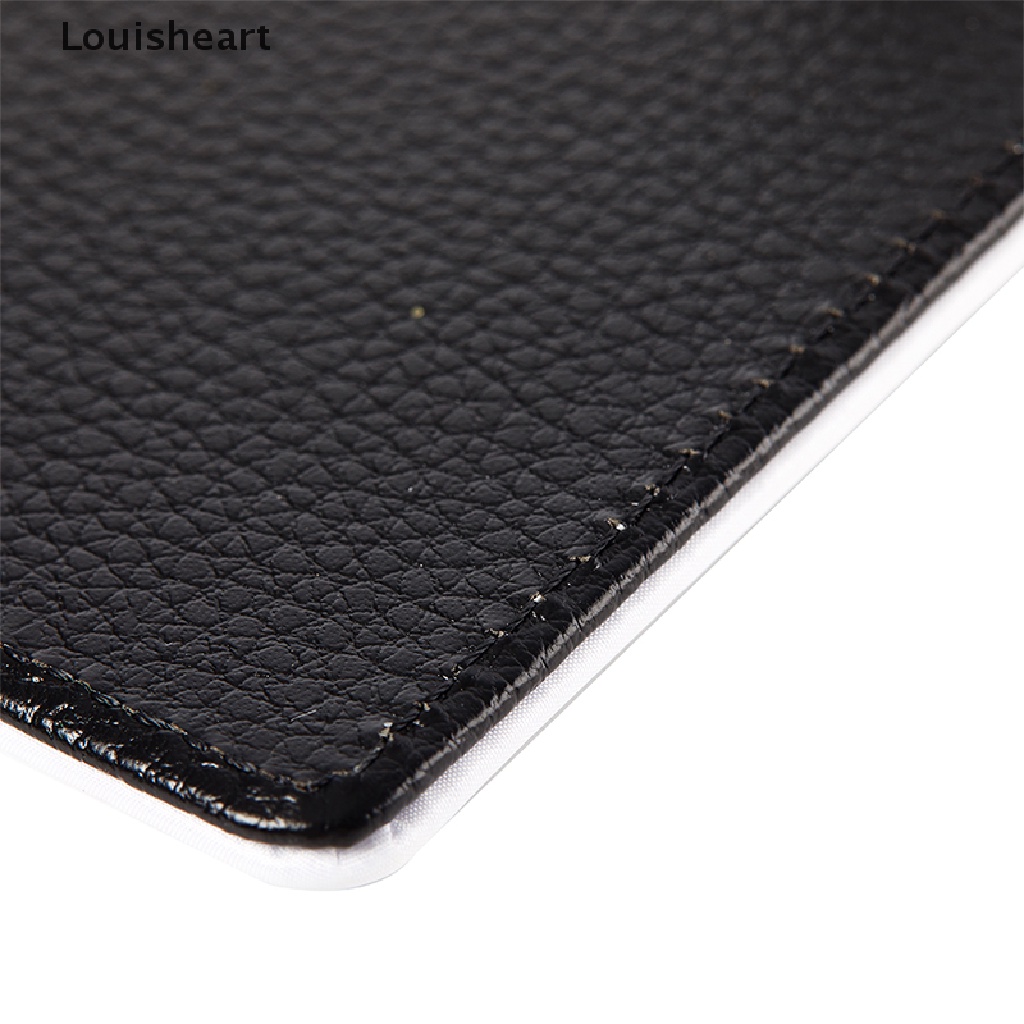 1 Nhãn Đánh Dấu Ghi Tên Hành Lý Bằng Da PU Màu Trắng Đen Thương Hiệu Louisheart