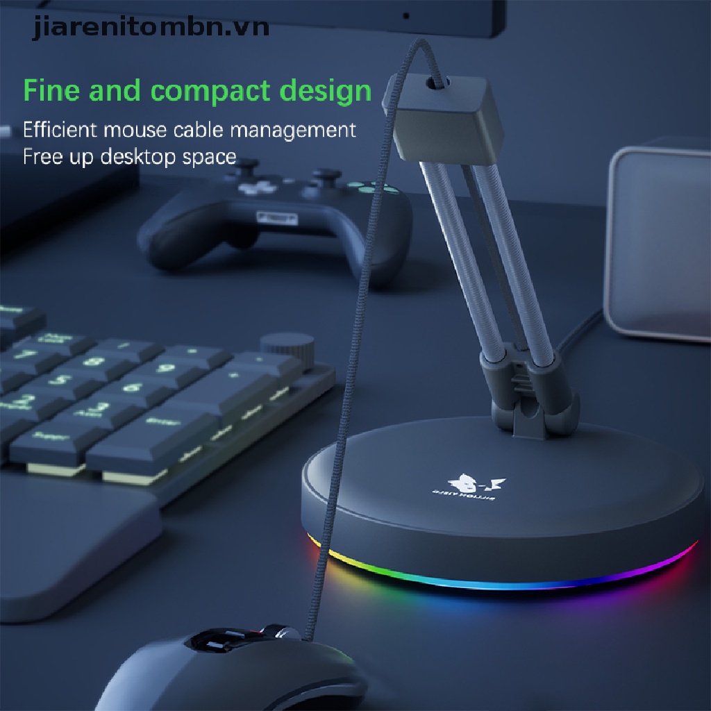 Jiarenitombn Giá Đỡ Cáp Chuột Chất Lượng Cao Kẹp Dây Bungee Linh Hoạt Sắp Xếp Gọn Gàng Chơi Game Hoàn Hảo CS CF LOL vn