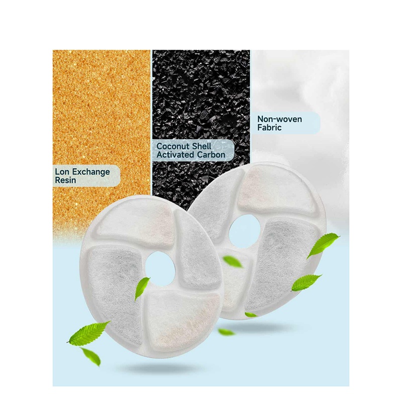 Bộ 5 Tấm Lọc Thay Thế Cho Máy Phun Nước Cho Thú Cưng cf-1