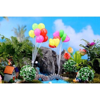 Bong bóng ngũ sắc - chùm bong bóng bay mini