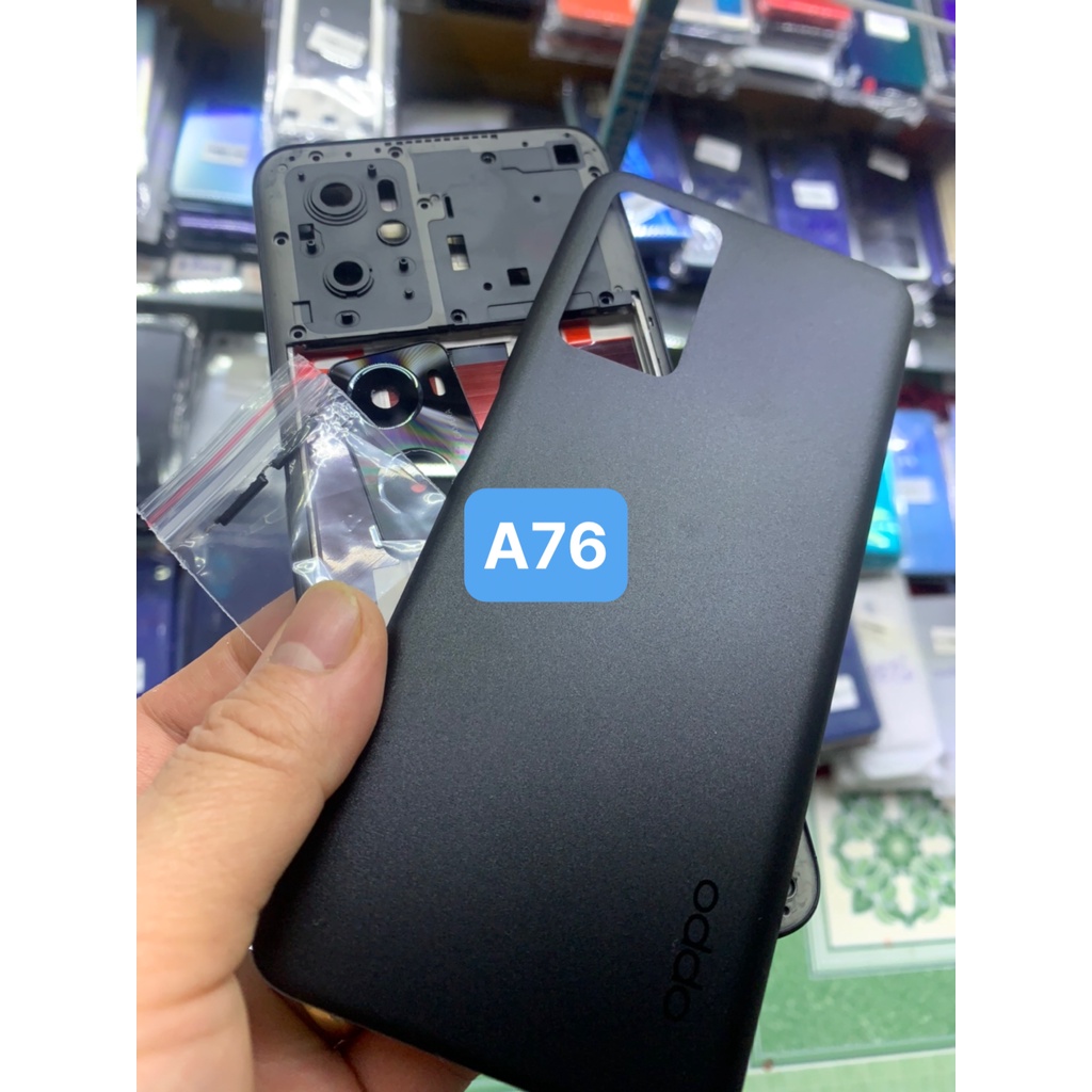Bộ vỏ oppo A76 / hàng zin - ảnh thật