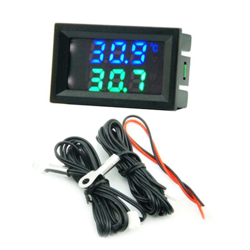 Vôn Kế 4V-30V Màn Hình LCD Chống Thấm Nước Chuyên Dụng