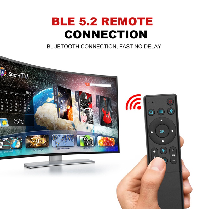 Chuột Bay m5 bluetooth 5.2 Không Dây Điều Khiển Từ Xa Cho tv Thông Minh / Máy Chiếu / tv box