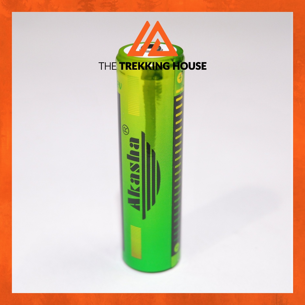 Pin sạc 18650 dung lượng cao Akasha loại tốt, pin dự phòng cho đèn pin led siêu sáng