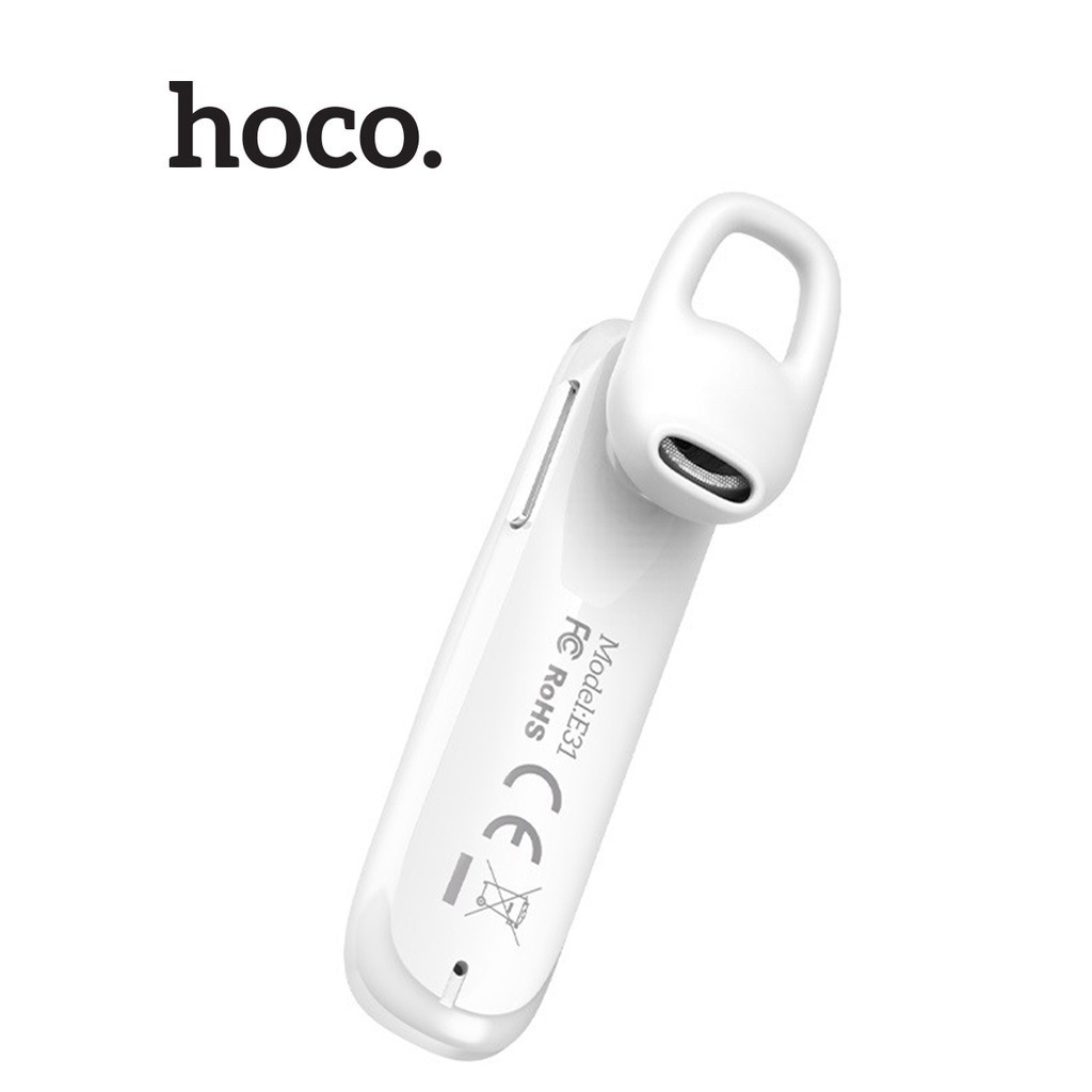Tai nghe Bluetooth V4.2 Hoco E31 chống ồn tích hợp micro hỗ trợ cho các cuộc gọi rảnh tay ( Trắng )
