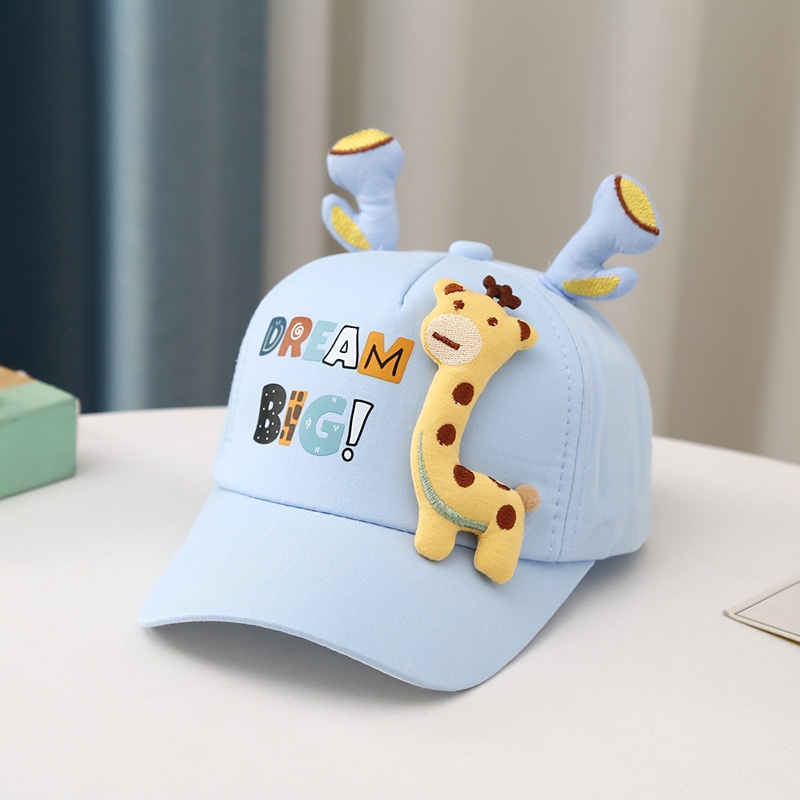 Mũ Lưỡi Trai Hình Hươu Cao Cổ Dễ Thương Cho Bé