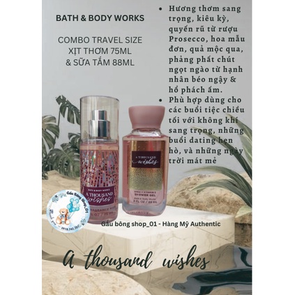 Xịt Thơm Bath And Body Works 75ml