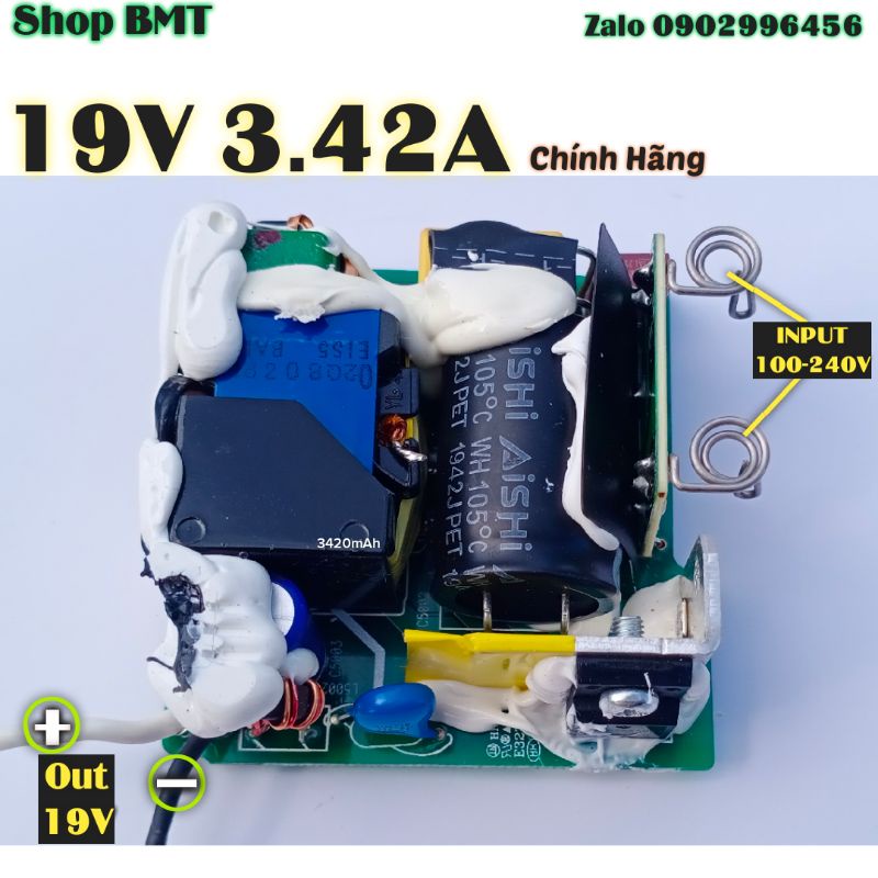 Nguồn không vỏ 19V 3.42A và 2.64A
