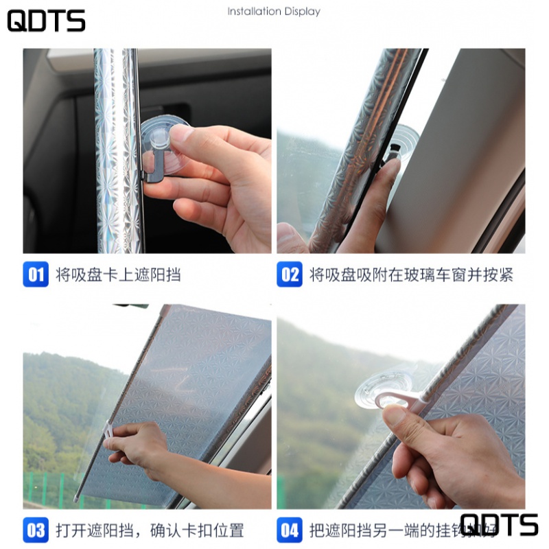 Tấm Che Nắng Cách Nhiệt Tự Động Dành Cho Xe Hơi