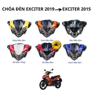 Bộ đầu đèn ex 2019 lên cho ex 2015 v1 lắp đồng hồ zin