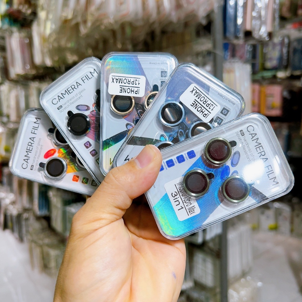 Dán bảo vệ từng mắt Camera trái táo 11 12 13 14 pro max