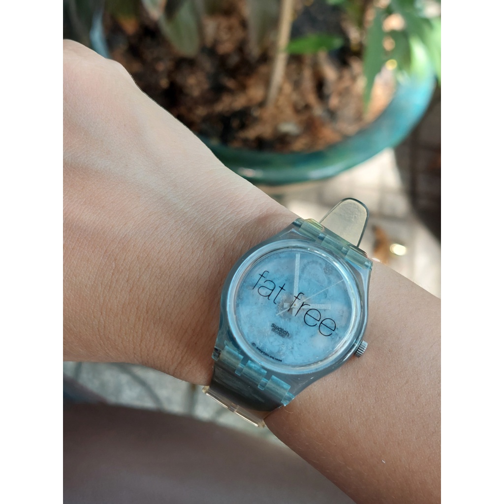 Đồng hồ nữ Swatch mặt tuyết chạy pin hàng Si