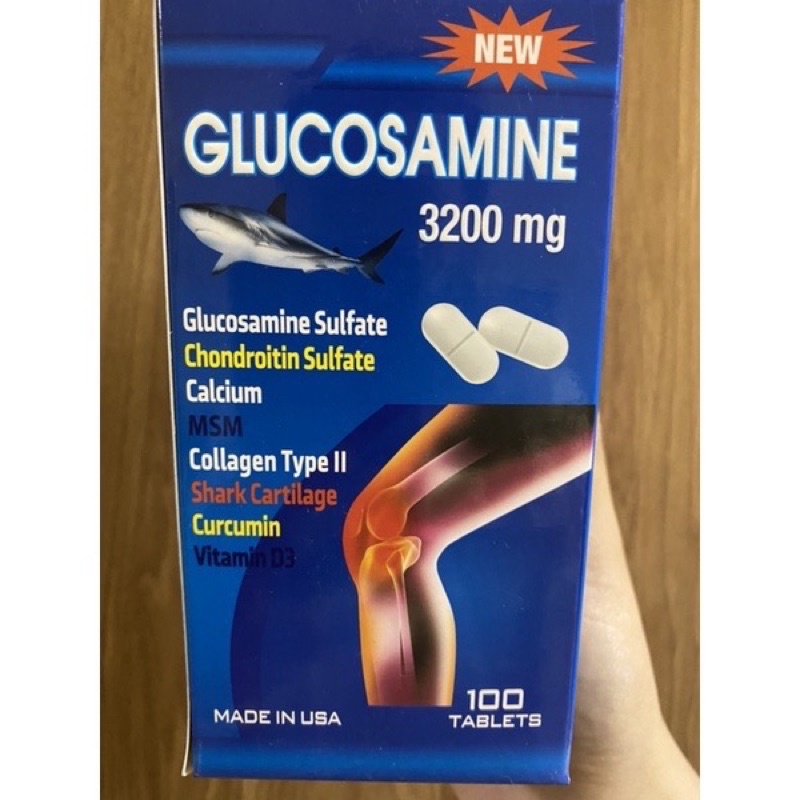 Viên uống Glucosamine 3200mg Xuất xứ USA (Date xa)