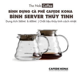 Bình server thuỷ tinh đựng cà phê Cafede Kona | Dung tích 300ml & 600ml