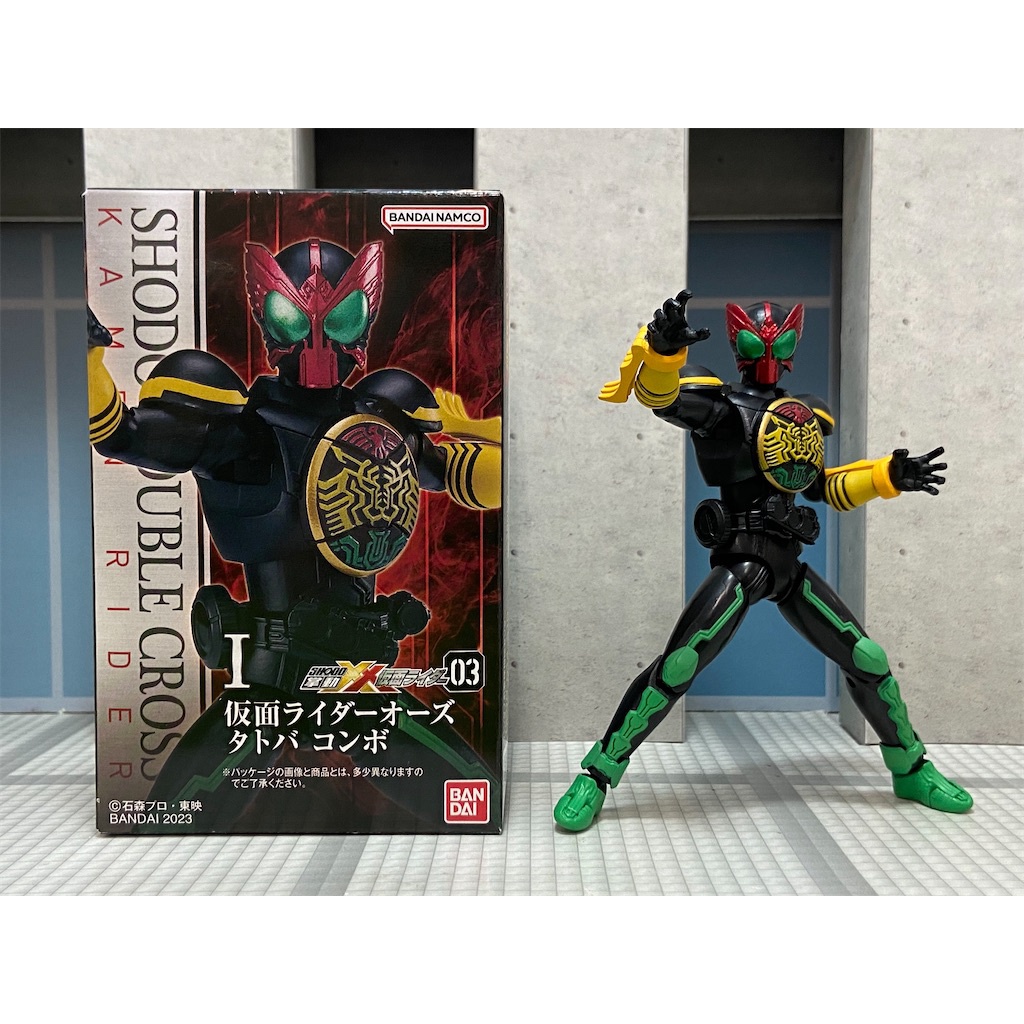 Mô hình động SHODO-XX 3 Kamen Rider OOO Kiva Ixa Ghost Chính hãng