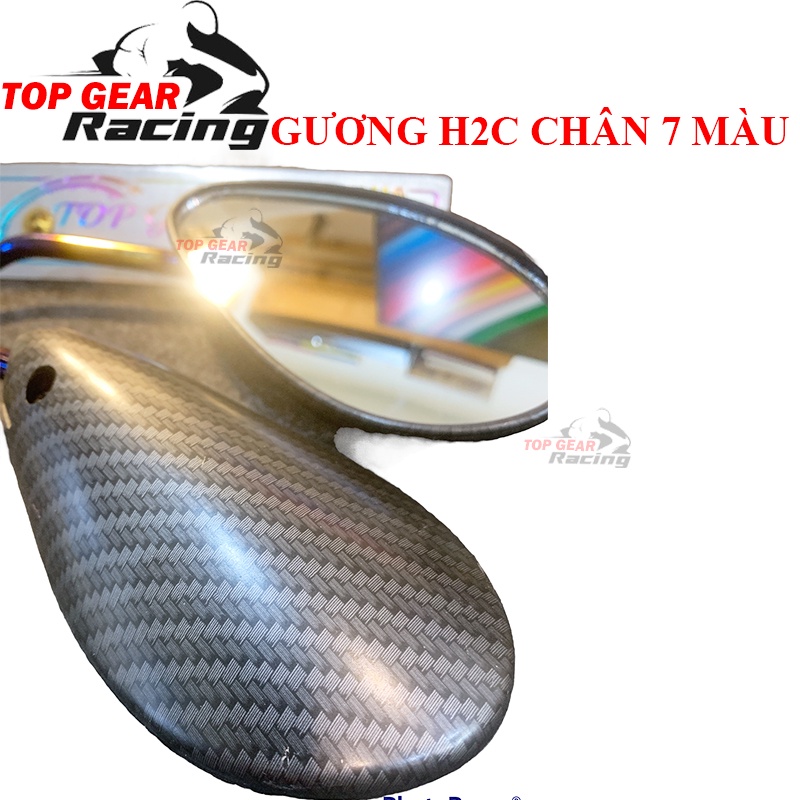 Gương H2C Chân 7 Màu Gương Hình Giọt Nước Ren Xuôi