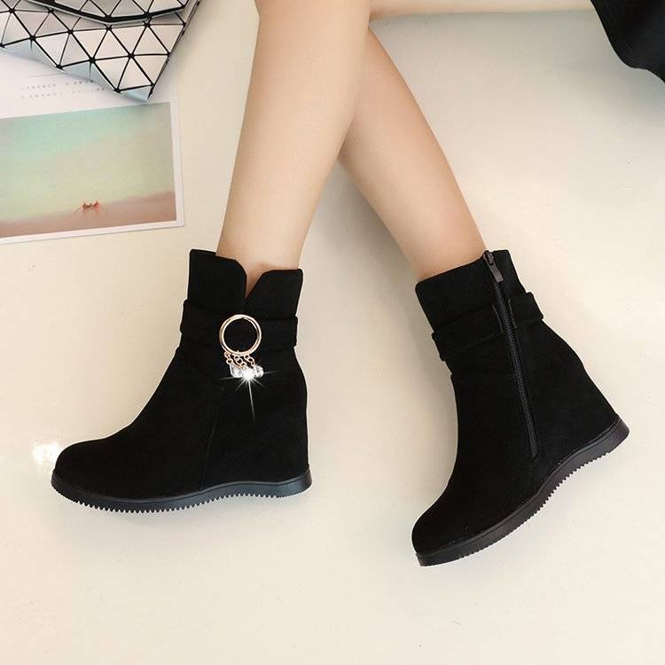 Timberland Giày Bốt Cổ Thấp Đế Bằng Đính Đá Thời Trang Thu Đông 2023 Cho Nữ