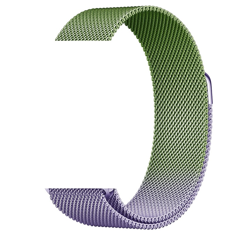 Dây Đeo Inox Khóa Nam Châm Màu Gradient Cho Đồng Hồ Thông Minh Apple Watch 38mm 40mm 42mm 44mm 41mm 45mm 49mm 1 2 3 4 5 6 7 8 ultra se