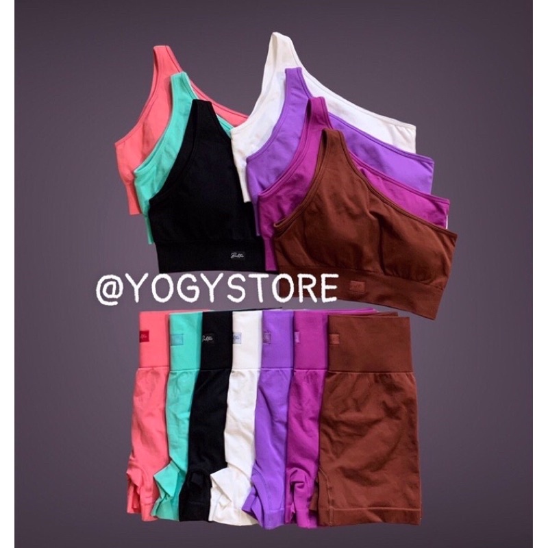 Bộ tập đùi thể thao gym yoga nữ Botee Pasion chất dệt cao cấp, logo thêu , mác dệt, chun mông.