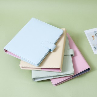 (Video) Sổ Planner da PU B6/B5 vuông màu Pastel