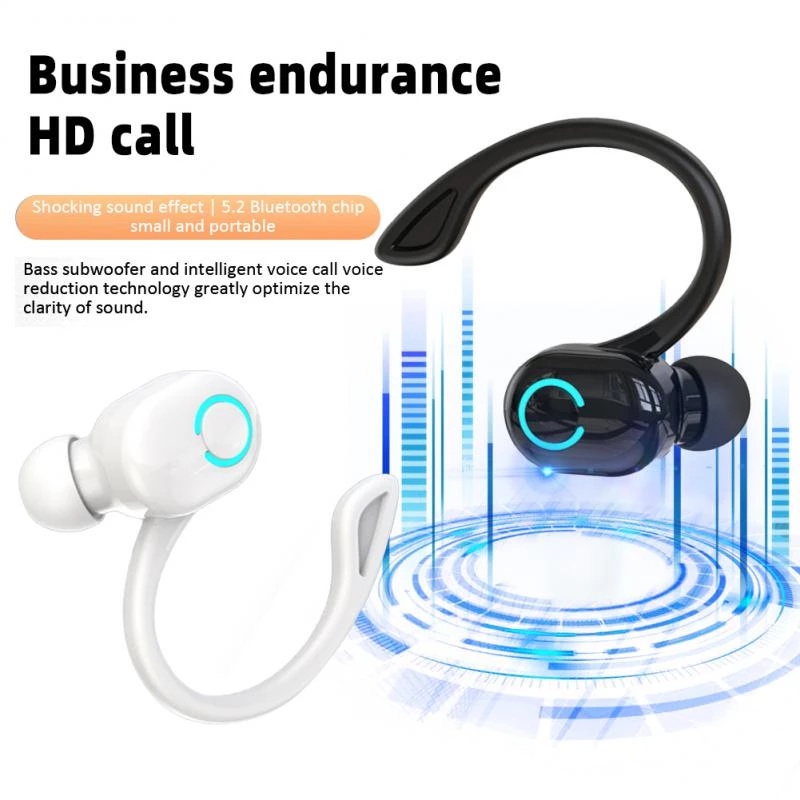 Tai Nghe Nhét Tai Thể Thao Không Dây Bluetooth 5.2 W6 Chống Nước Không Đau