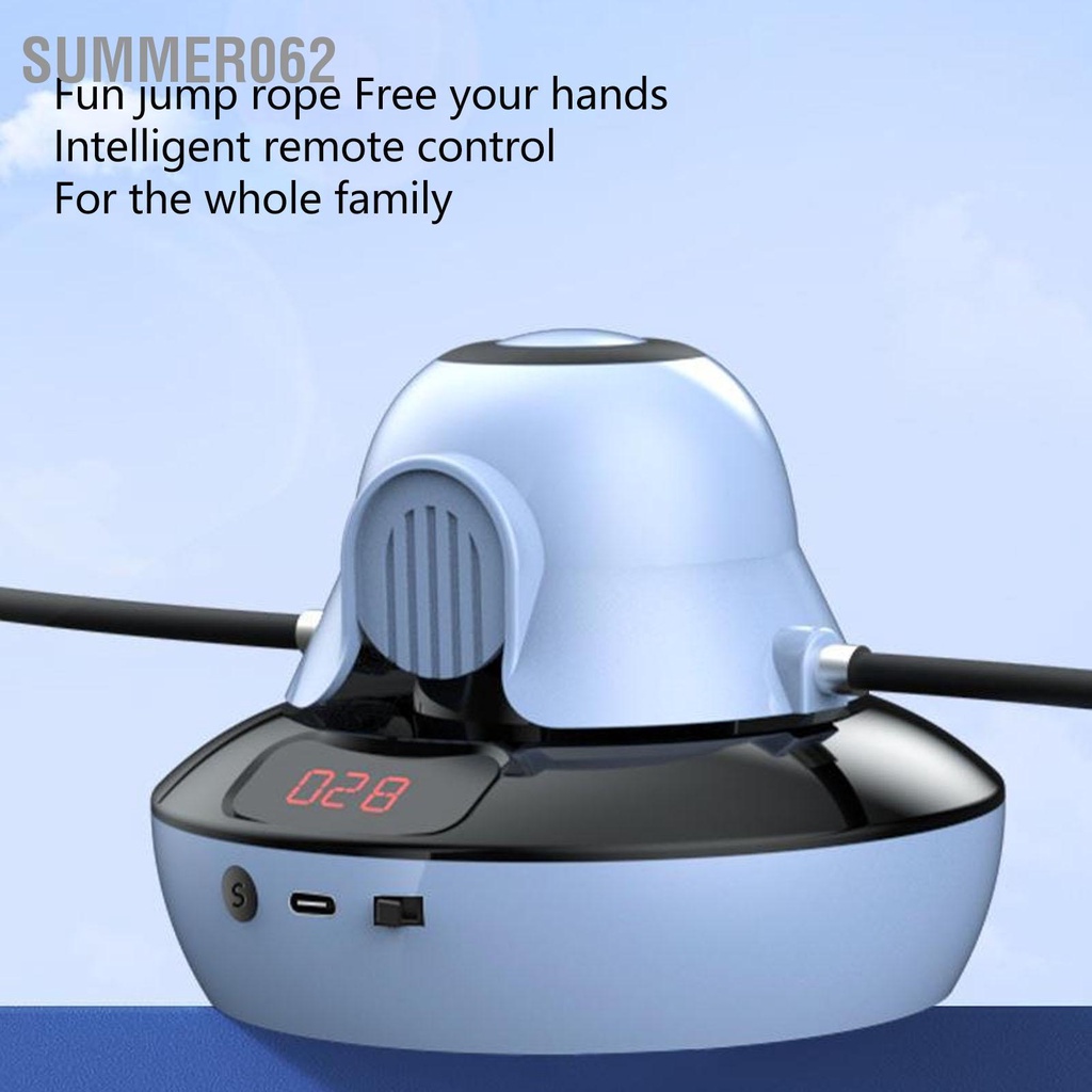 [Hàng Sẵn]  Máy Nhảy Dây Tự Động Thông Minh Điều Khiển, LED Đếm tự động,Thể Thao,Dây Nhảy ,Giảm Cân【Summer062】