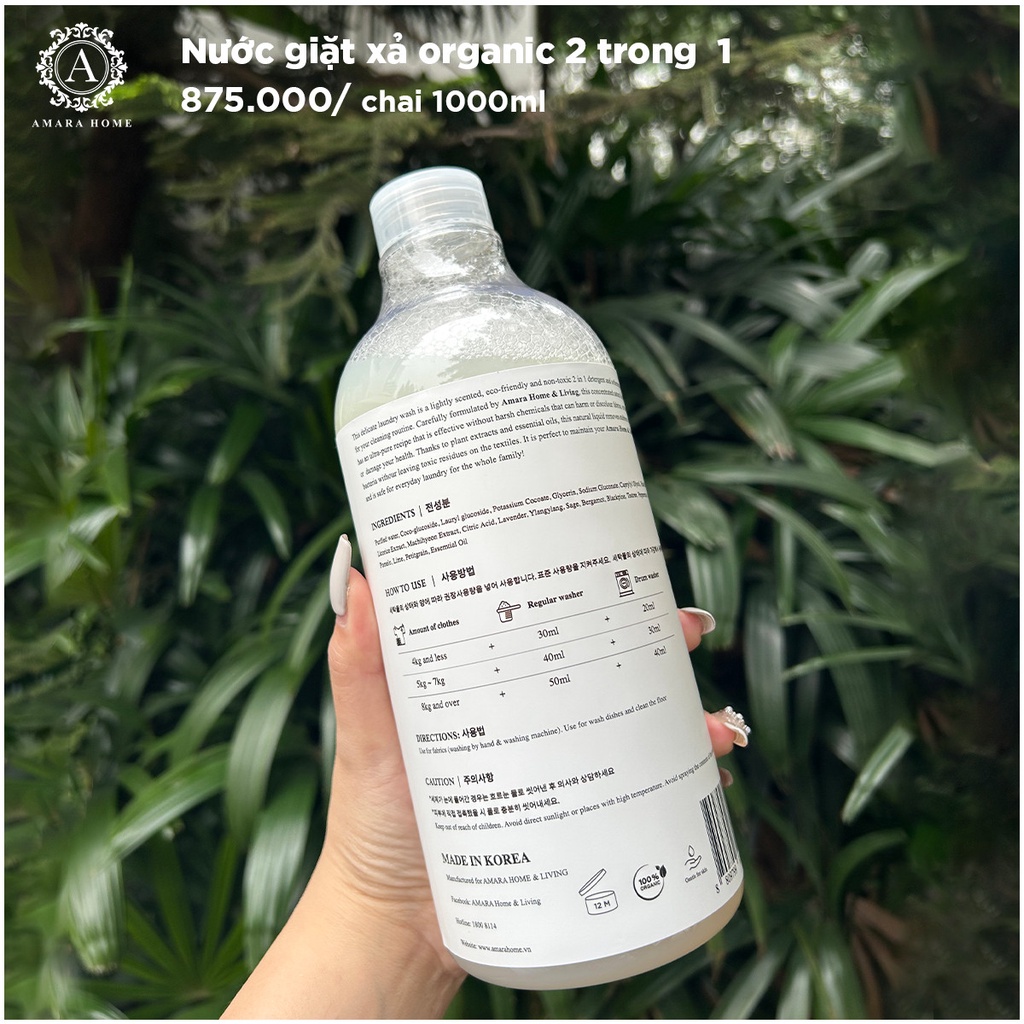 Nước giặt AMARA HOME COCOBIO.