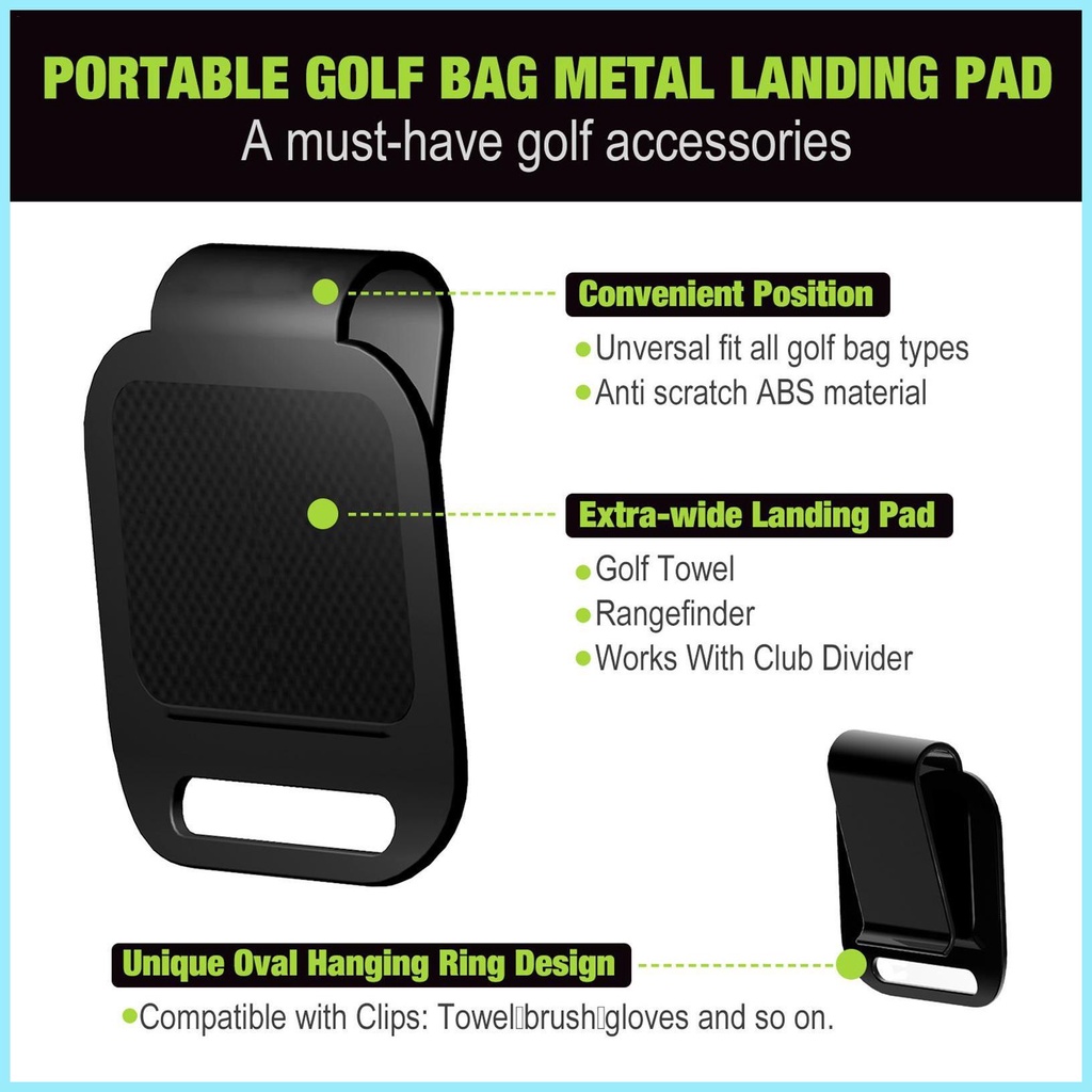 Kẹp Đánh Golf Bằng Kim Loại Chống Trượt Cho Rangefinder