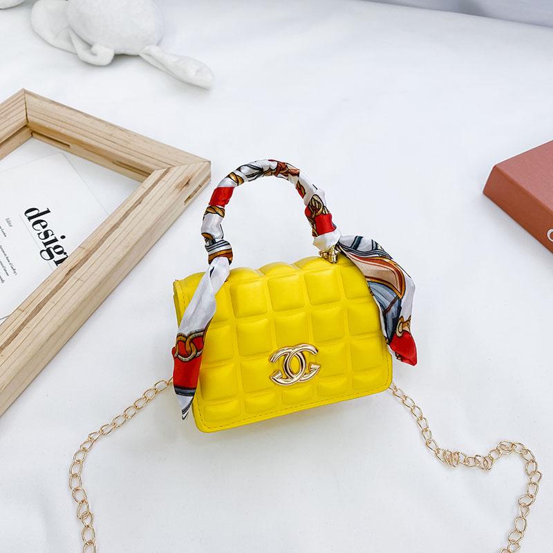 PVN57296 Túi xách mini kèm khăn dễ thương chất liệu da PU cho bé gái