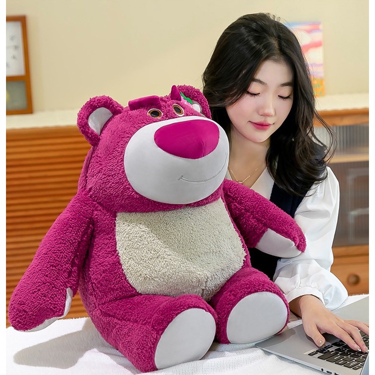 Gấu bông Gấu Dâu Lotso cao cấp chính hãng có mùi dâu cực hot - Gấu Lotso - Thú nhồi bông nhập khẩu - Gấu bông giá rẻ