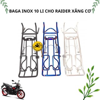 Baga inox 10li cho raider xăng cơ
