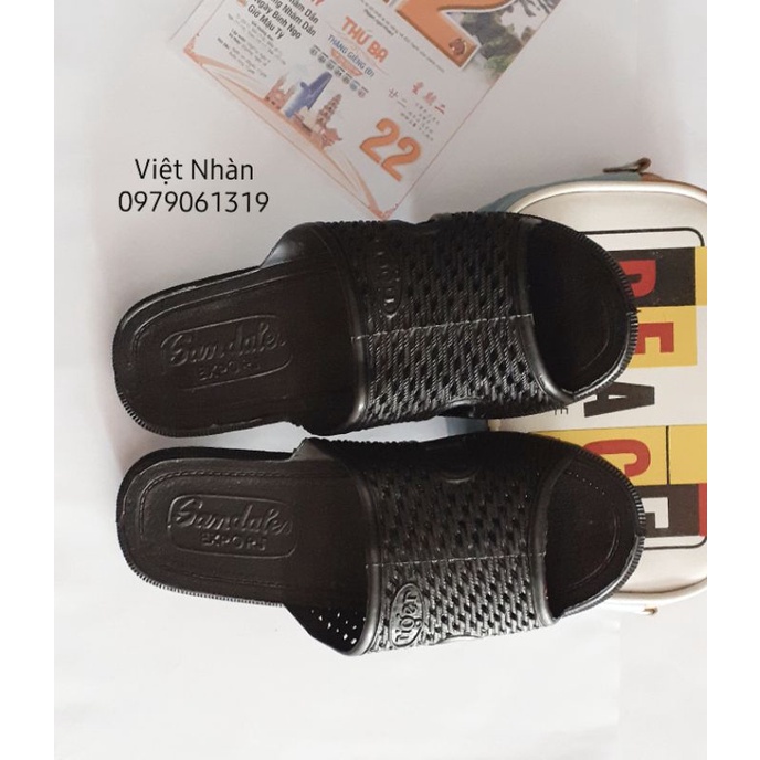 Dép tổ ong đen quốc dân