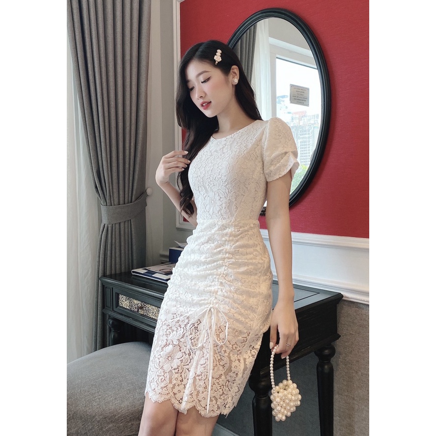 Váy ren rút nhúm siêu xinh - Monsta F thời trang công sở, dạo phố