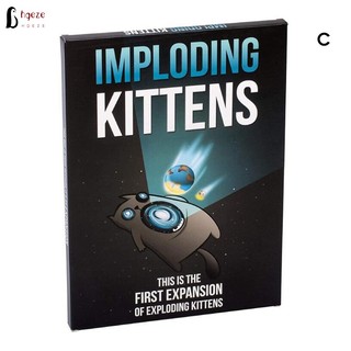 Bộ Thẻ Bài Exploding Kittens Vui Nhộn Dành Cho 2-5 Người Chơi