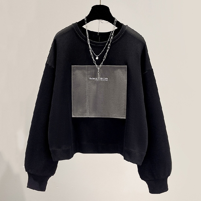 NRVP Áo Hoodie Thể Thao Tay Dài Có In Chữ Thời Trang Phong Cách Cho Nữ