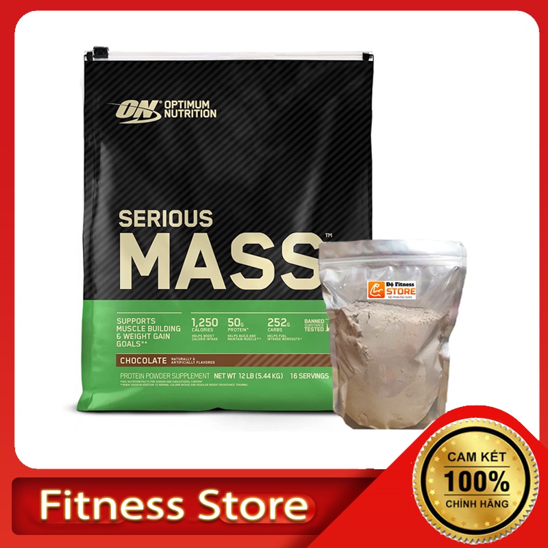 Sữa Tăng Cân Mass Serious  Siêu Protein Cho người gầy khó tăng cân kèm BCAA EAA Vitamin và khoáng chất