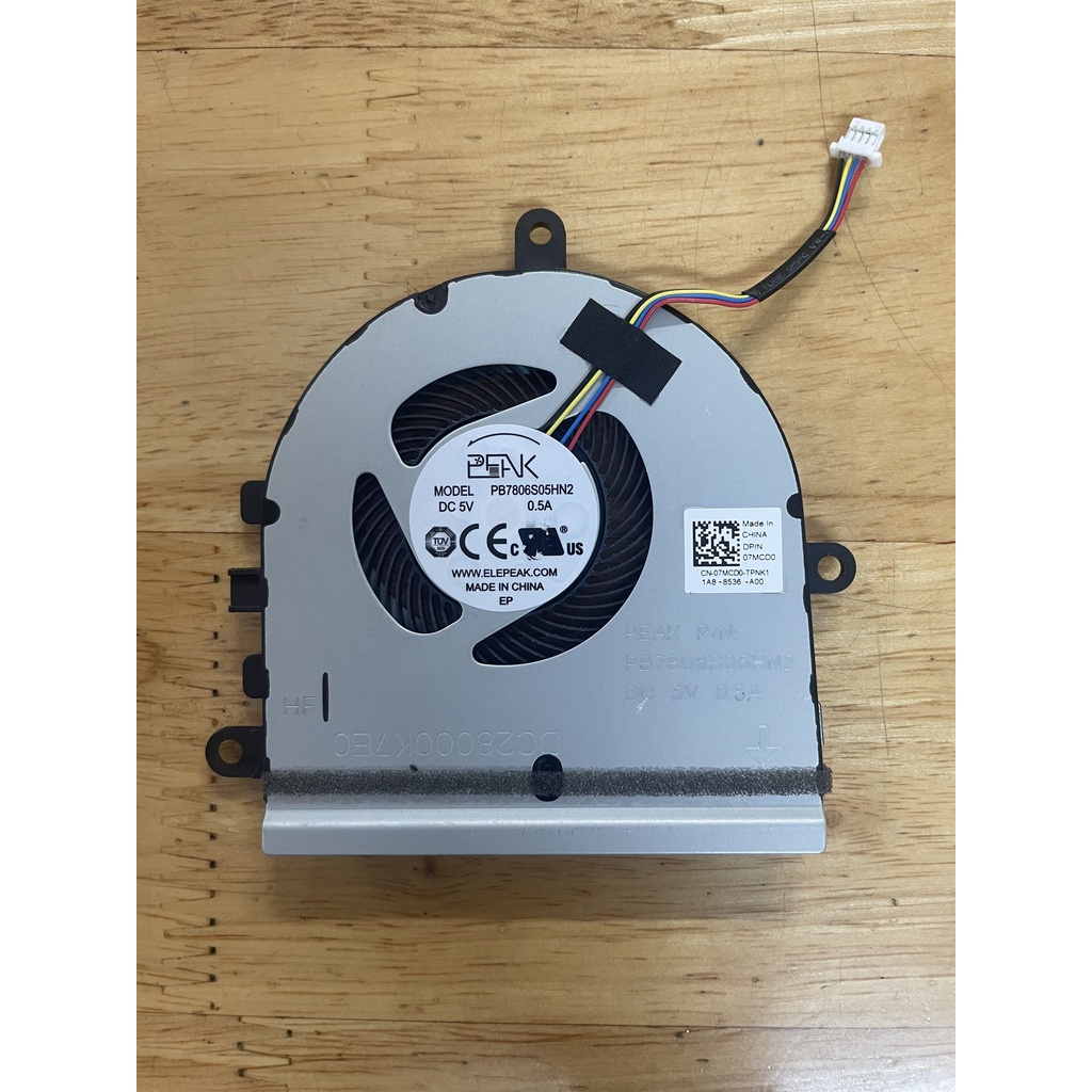 Fan - Quạt Tản Nhiệt Dành Cho Laptop Dell Inspiron 5570 5575 5770 5593 3501 3505 3533 3583 3585 P75F 07MCD0