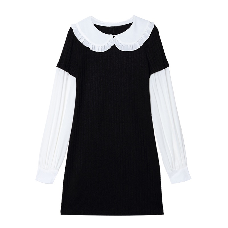 VÁY THIẾT KẾ CỔ BÈO TAY BỒNG JENNIE BLACKPINK