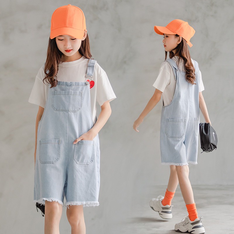 Set yếm bò áo trái tim THỜI TRANG BEESHOP H23001