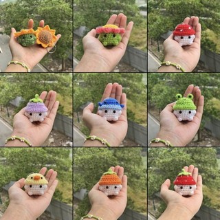 Móc Khoá Bé Nấm Len Handmade