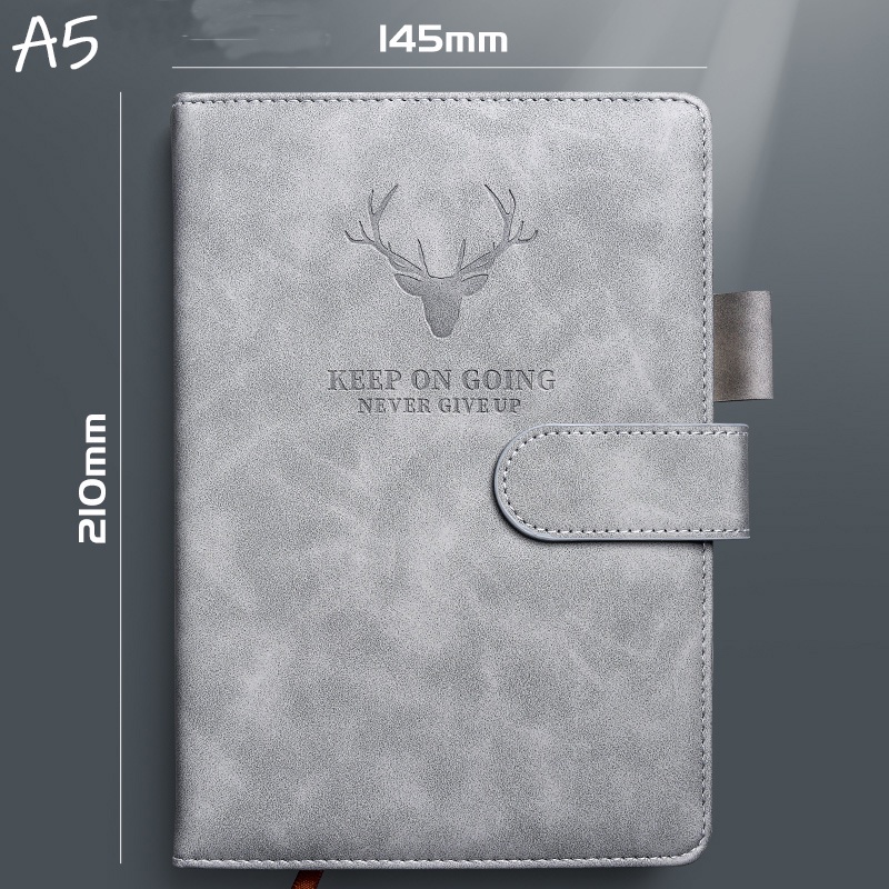Sổ Tay A5 100GSM Bìa Da Xoay 360 Trang Xinh Xắn