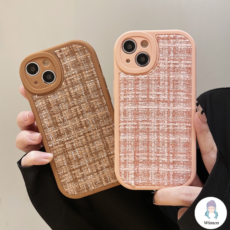 Ốp Điện Thoại TPU Mềm Phối Vải Nhung Chống Sốc / Bụi Cho IPhone 14 13 12 11 Pro Max XS XR 8 7 Plus