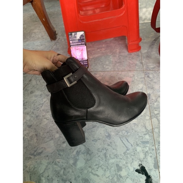 Bốt da thật sz 38