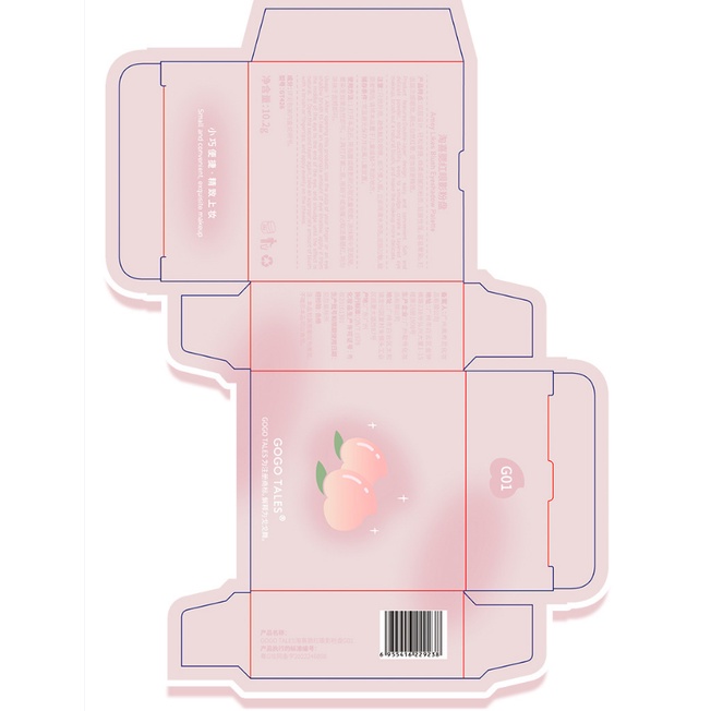 Bảng phấn mắt má 2 tầng kèm phấn má Gogotales Amoy Likes Blush GT426 phấn lì mịn có nhũ lên màu chuẩn rõ nét