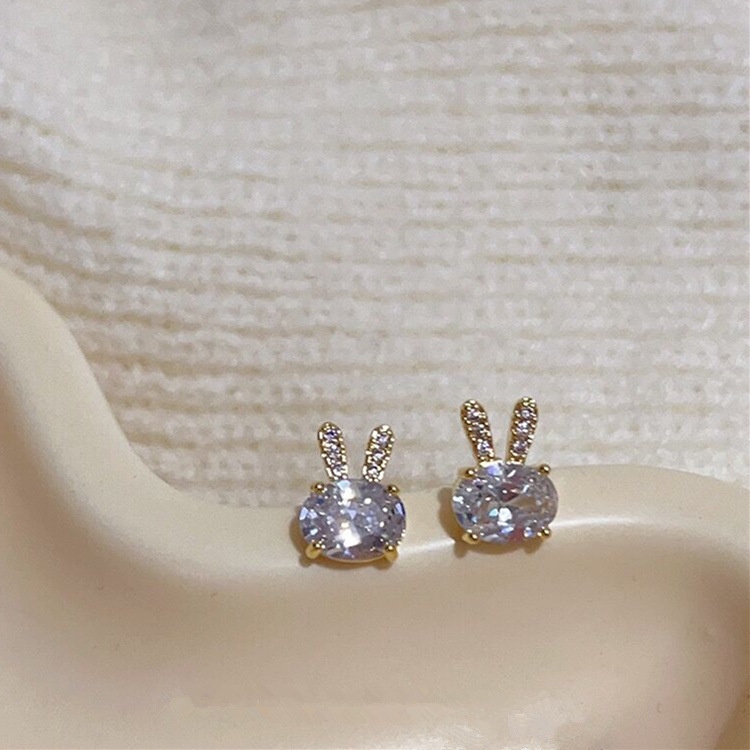 Bông Tai Đính Đá Zircon Thời Trang Cho Nữ