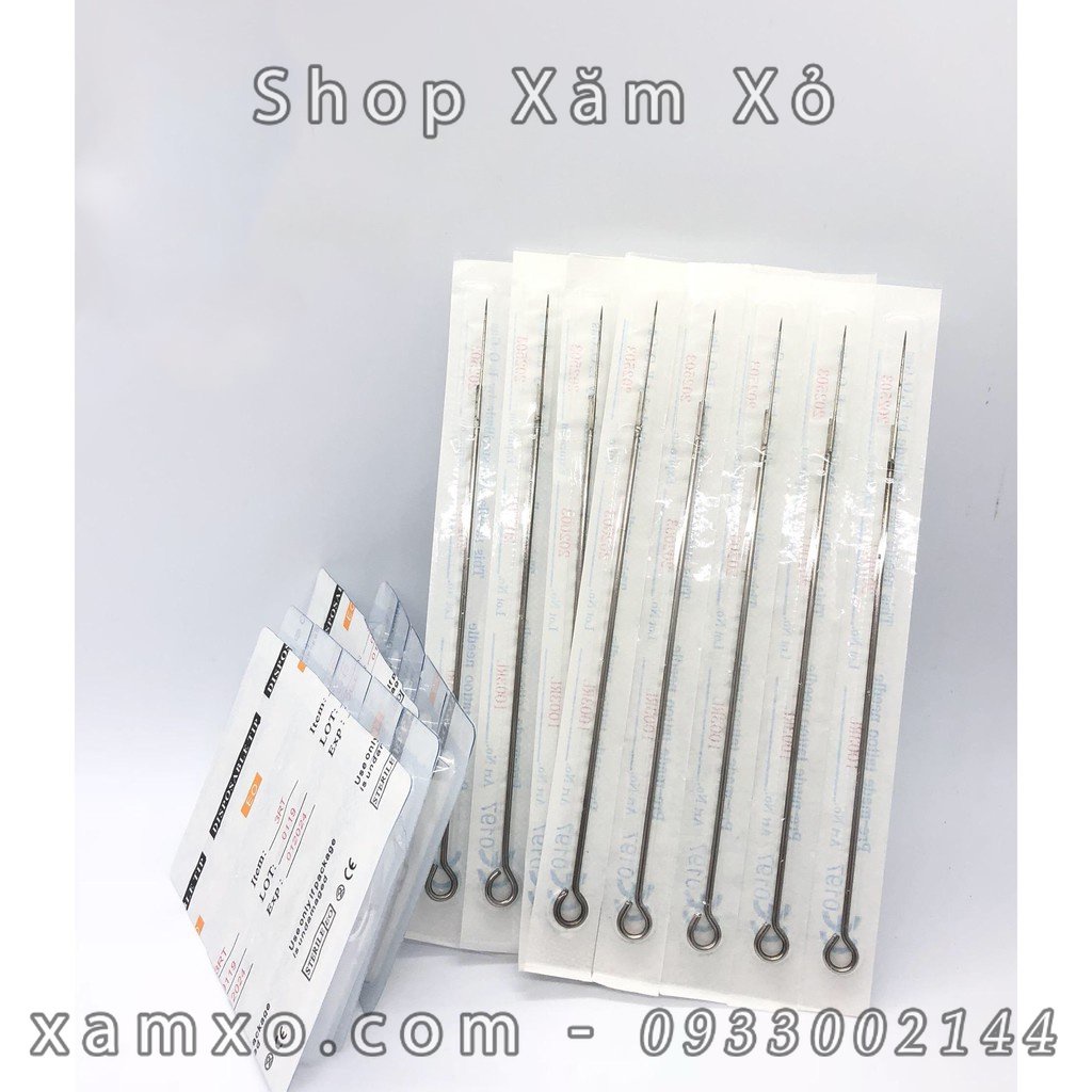 Vỉ 10 kim xăm hình đi nét kèm theo ngòi - dụng cụ xăm sài gòn #20644732616